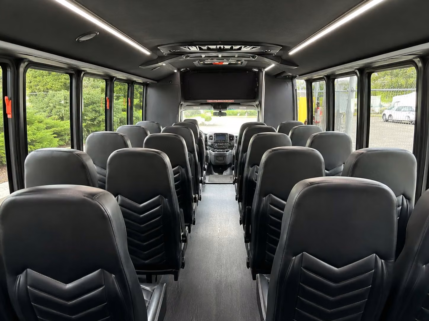 15 passenger minibus inside