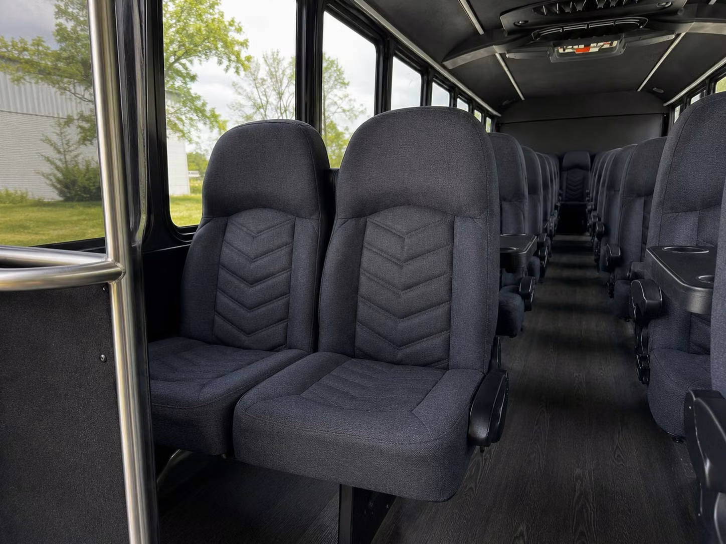 15 passenger minibus interior