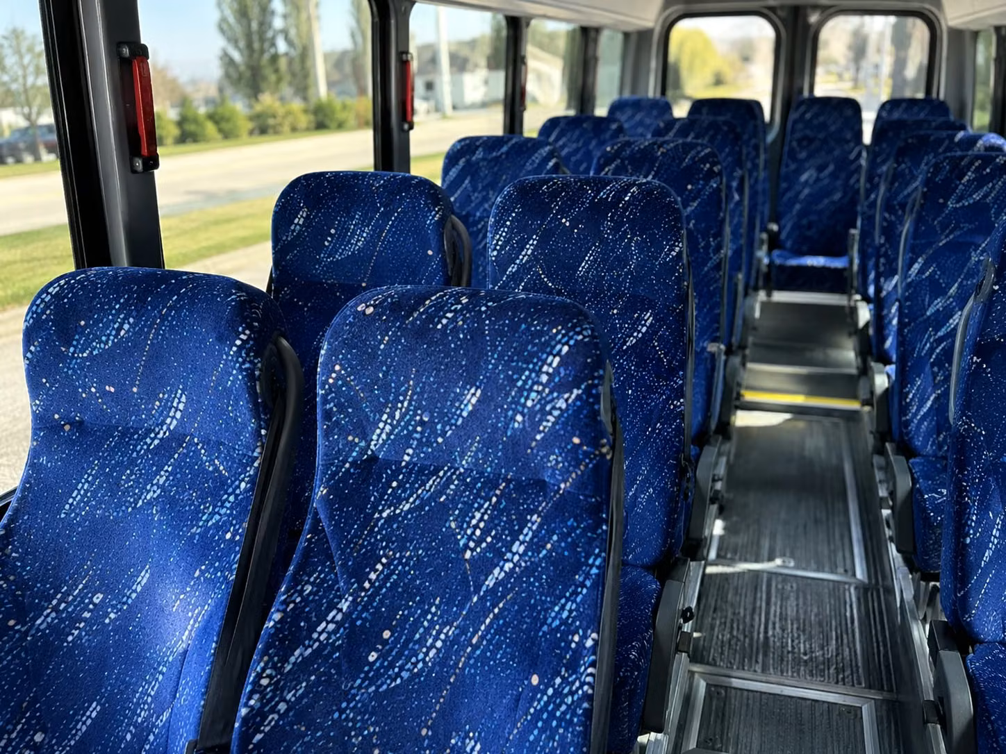 18 passenger minibus interior
