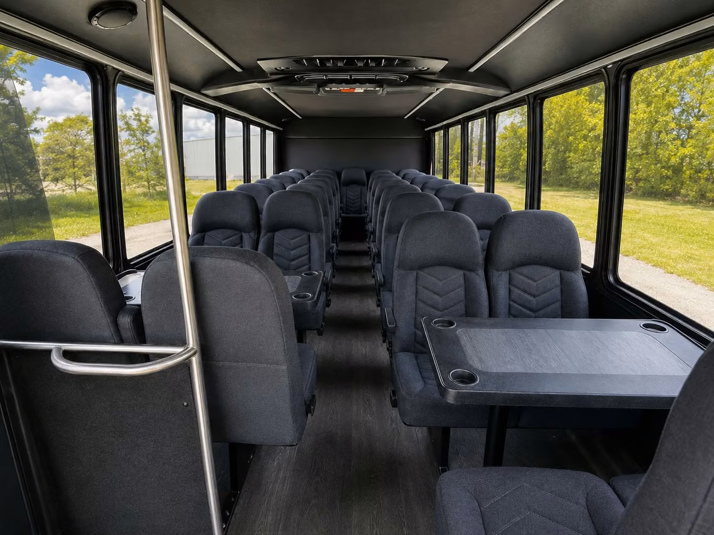 20 passenger minibus interior
