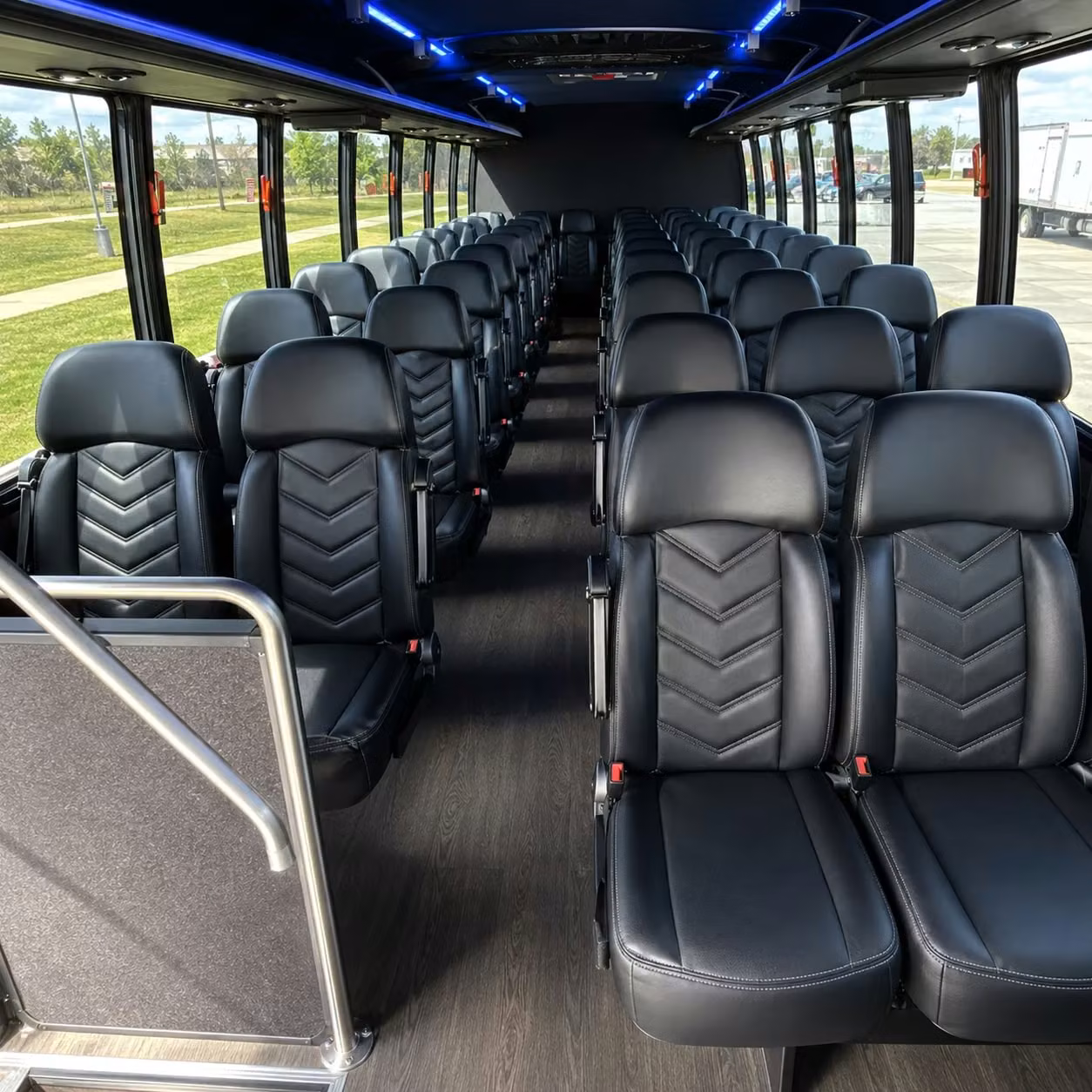 25 passenger minibus inside