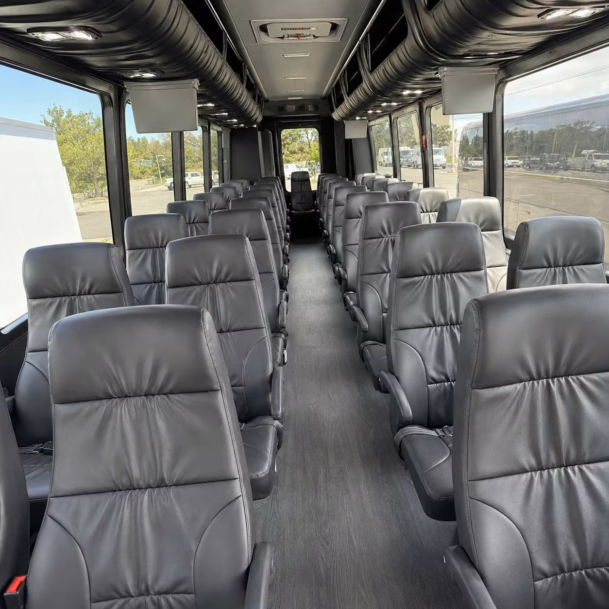 30 passenger minibus inside