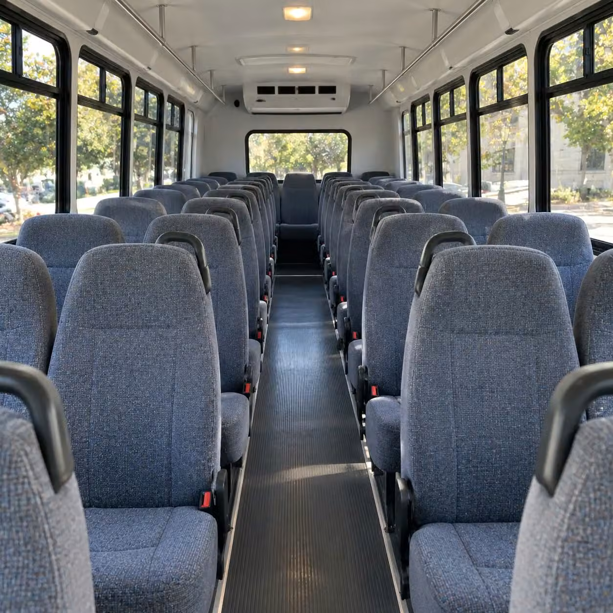 30 passenger minibus interior