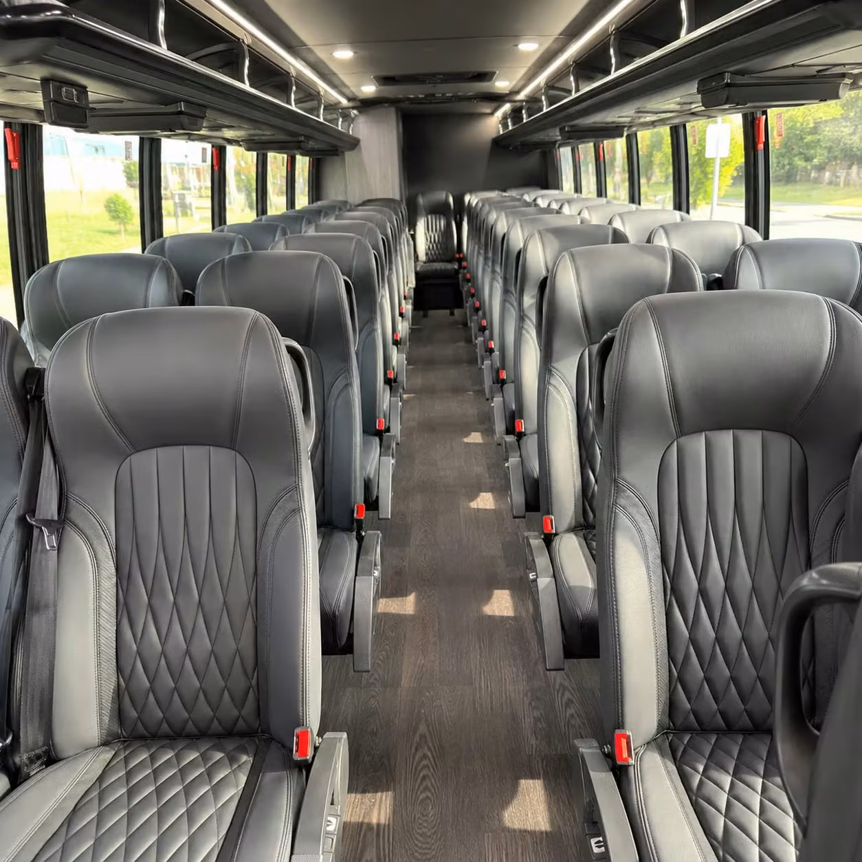 35 passenger minibus inside