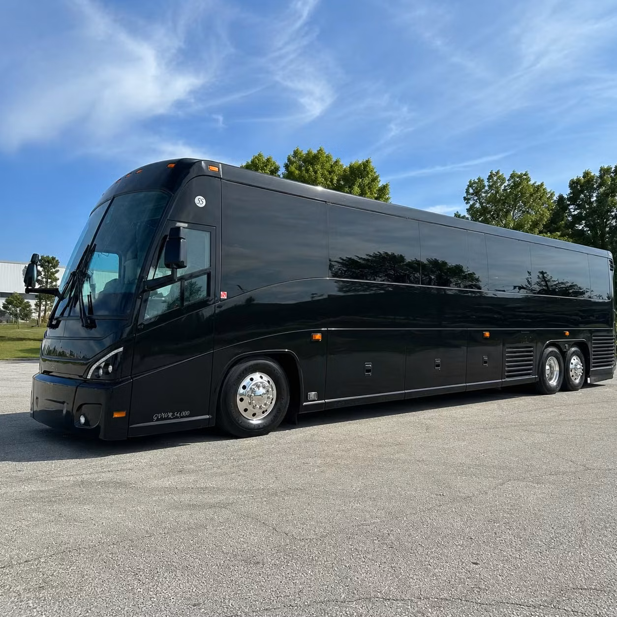 56 passenger charter bus