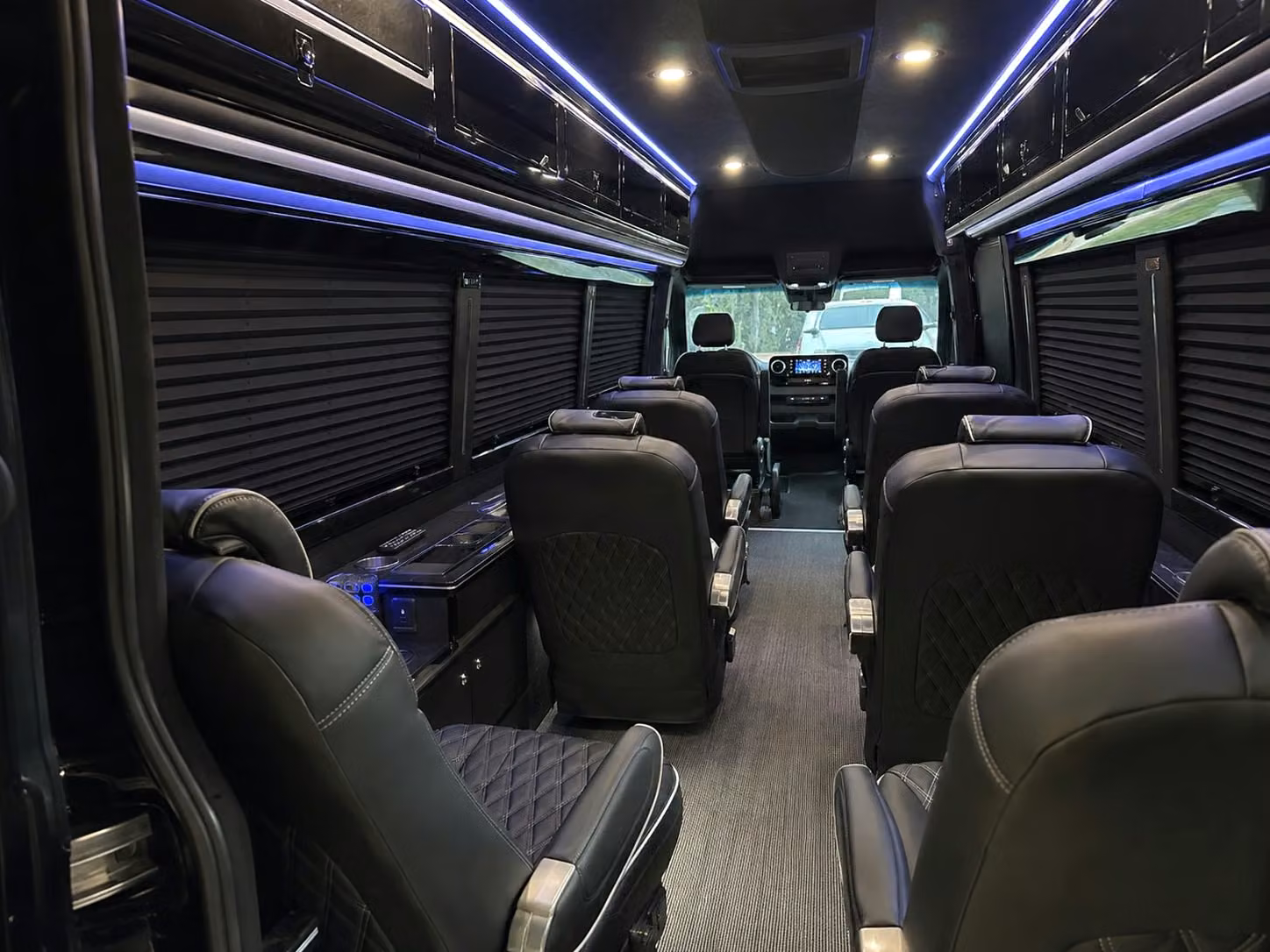 sprinter van with driver interior